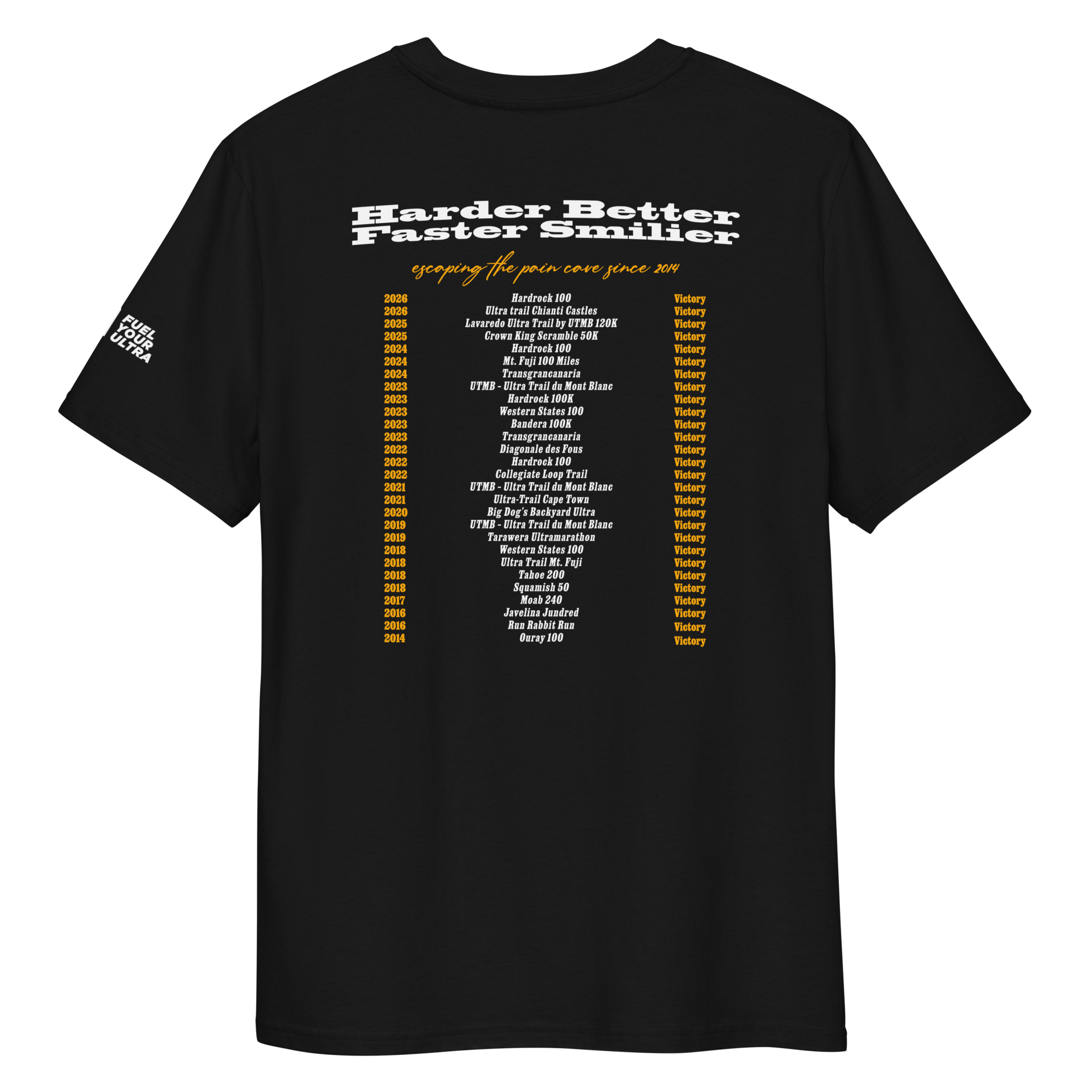T-Shirt Courtney Dauwalter "Harder, Better, Faster, Smilier."